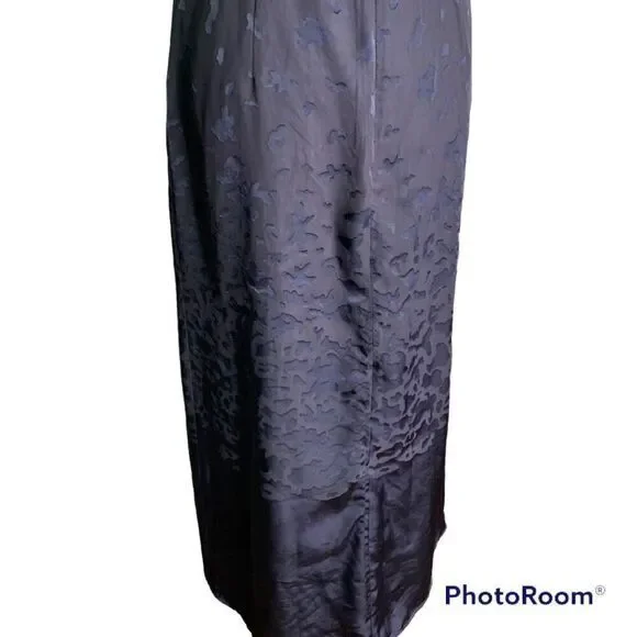 Y2k Black spaghetti strap dress two-tone print‎ design from Japan